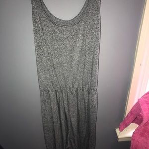 gray jumpsuit